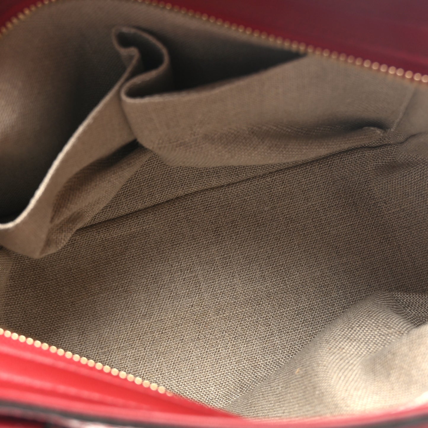 Microguccissima Small Bree Tote Red