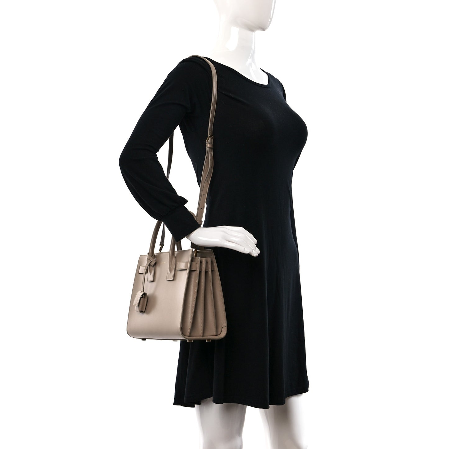 Calfskin Baby Sac De Jour Dark Beige