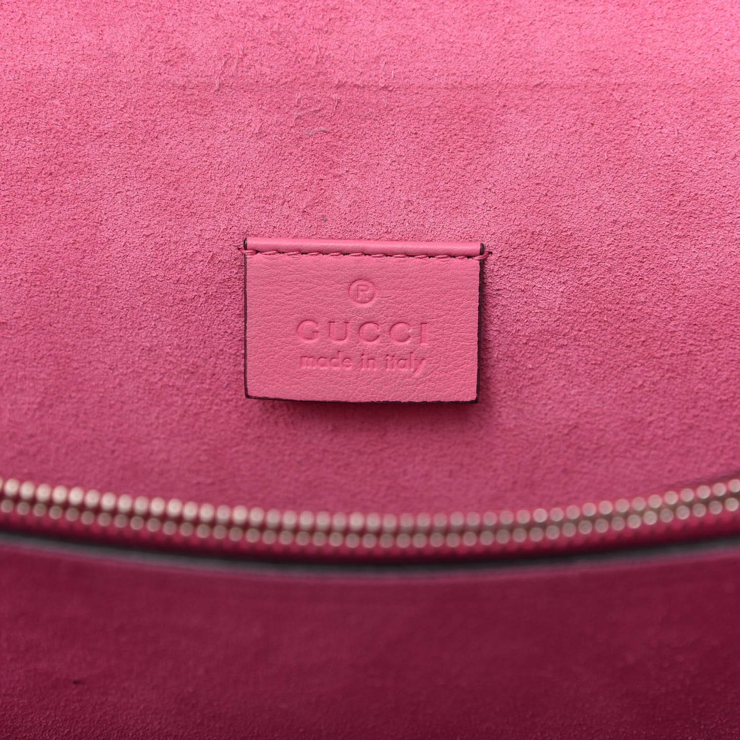 Gucci GG Supreme Monogram Suede Pierced Heart Embroidered Medium Dionysus Shoulder Bag Beige Ebony Pink Tropical Flower 8 of 10