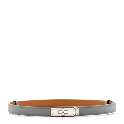 Hermes Epsom Kelly Belt Bleu Glacier 1 of 3