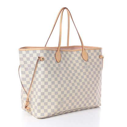 Louis Vuitton Damier Azur Neo Neverfull GM Rose Ballerine 4 of 11