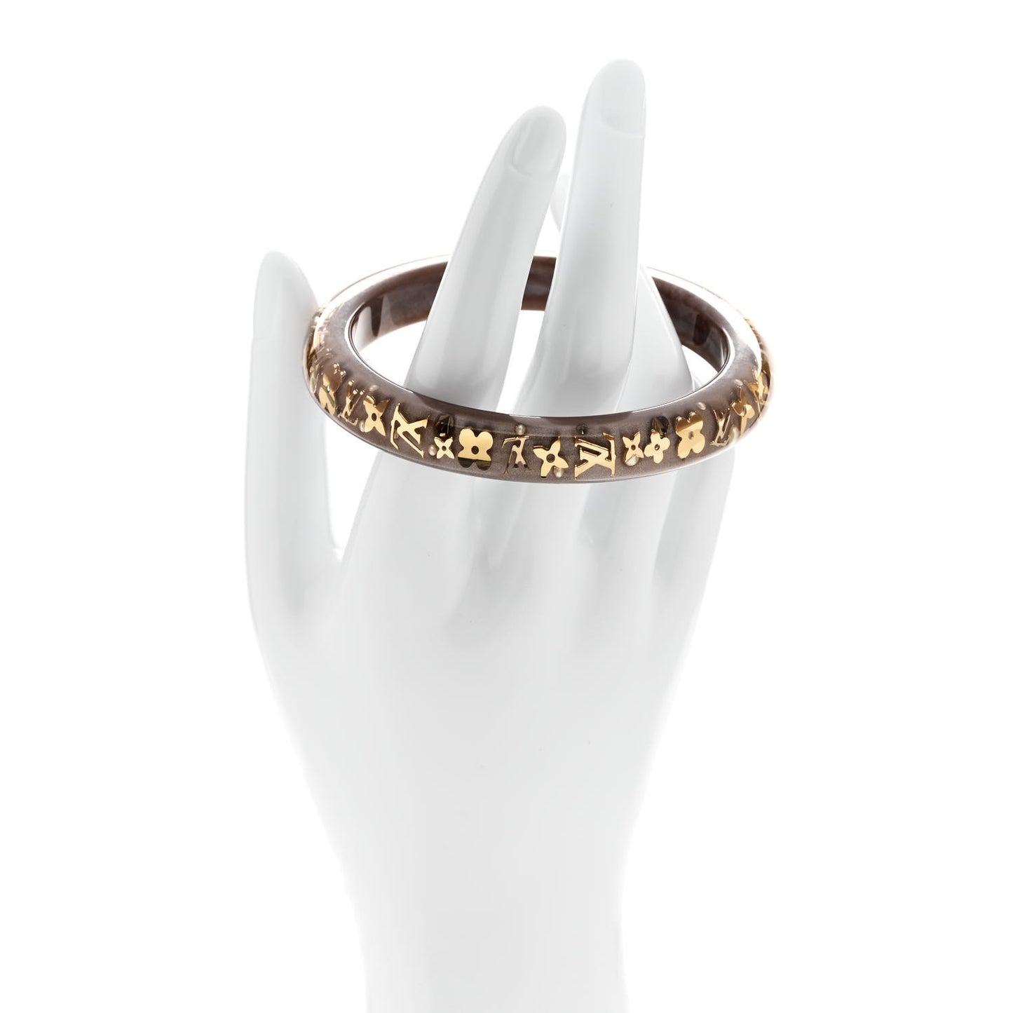 Resin Swarovski Pearl Medium Inclusion Bracelet PM Praline