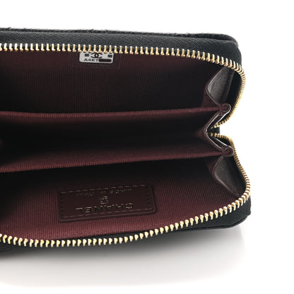 Chanel Caviar Quilted Zip Coin Purse Black 5 of 8