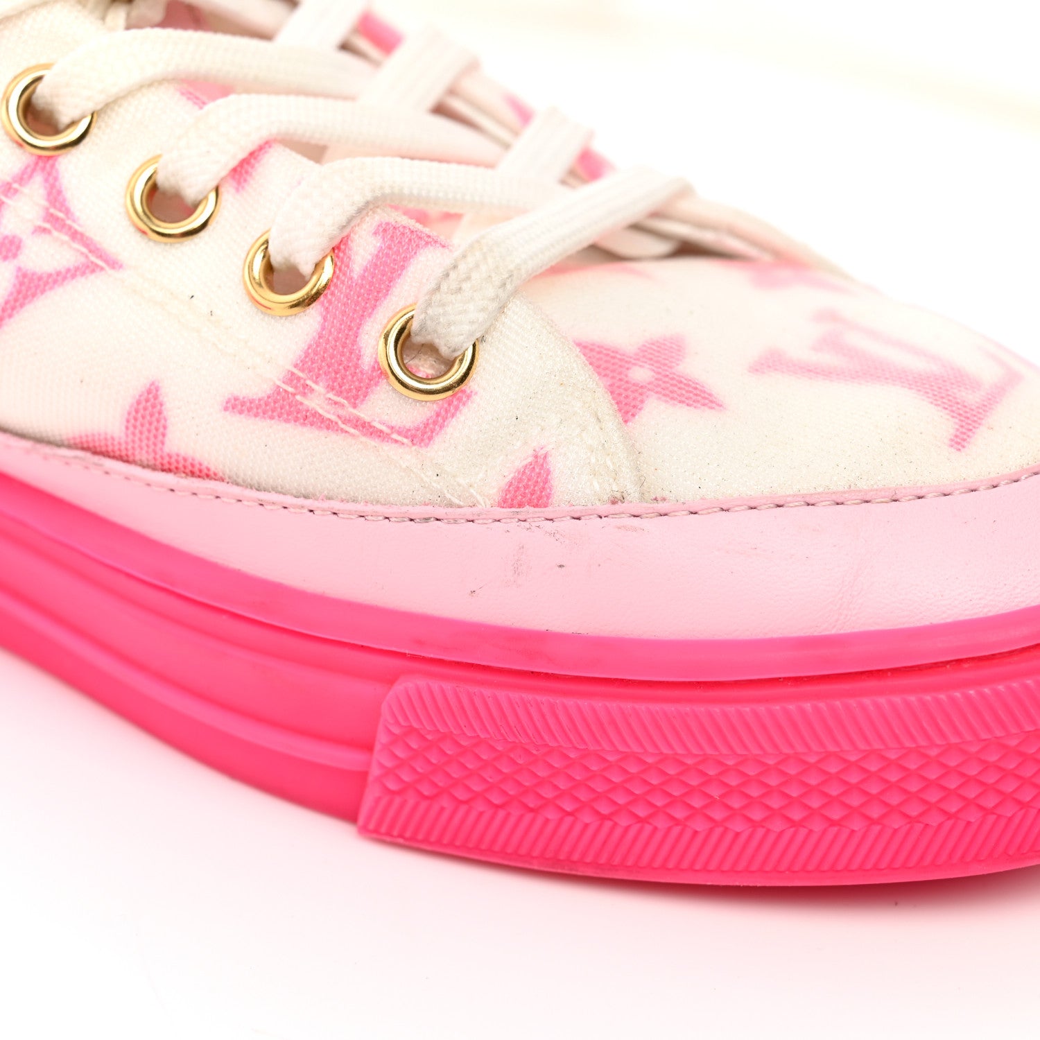 Louis Vuitton Technical Fabric Monogram Stellar Sneakers 35.5 Rose Pop 13 of 17