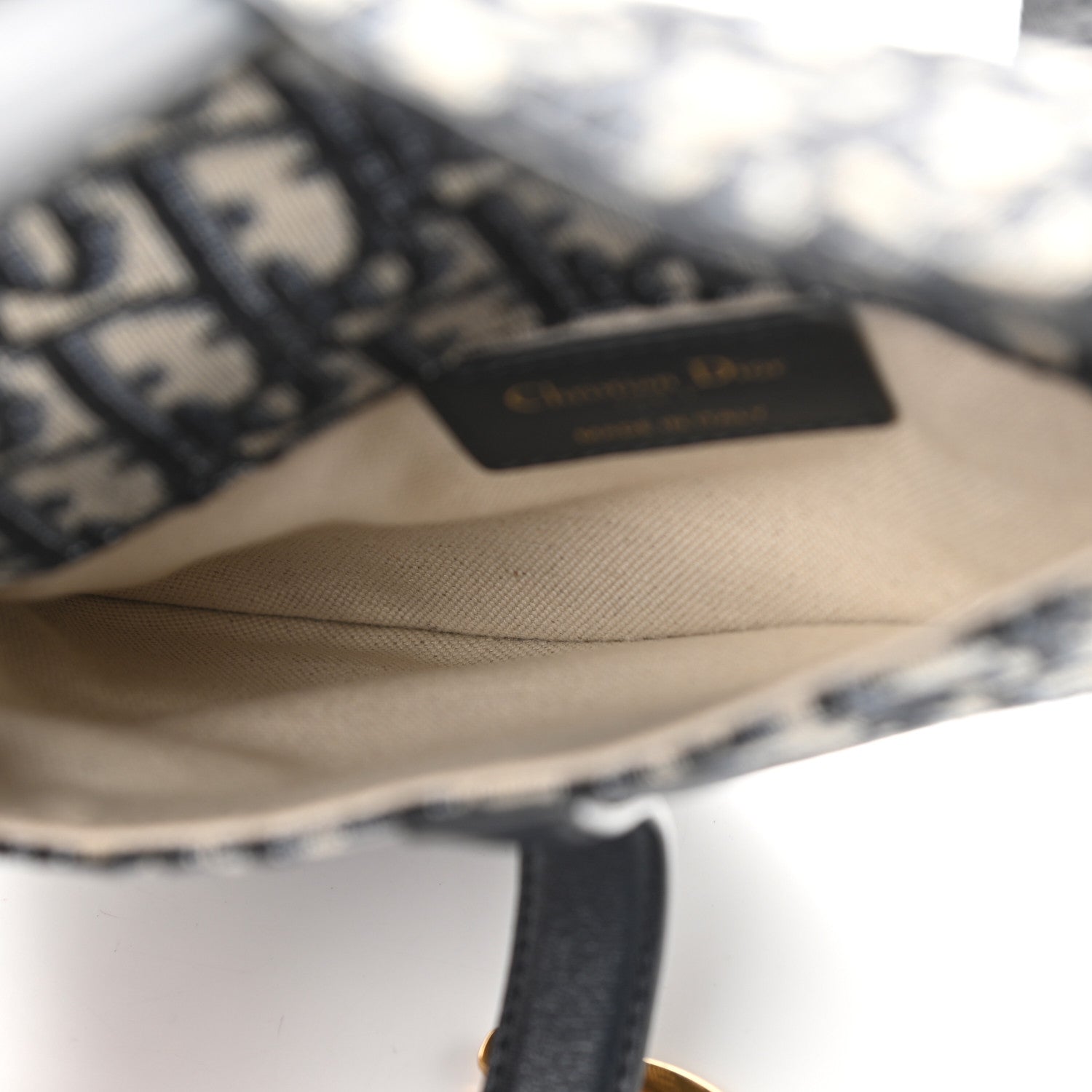 Christian Dior Oblique Saddle Belt Pouch Blue 5 of 10