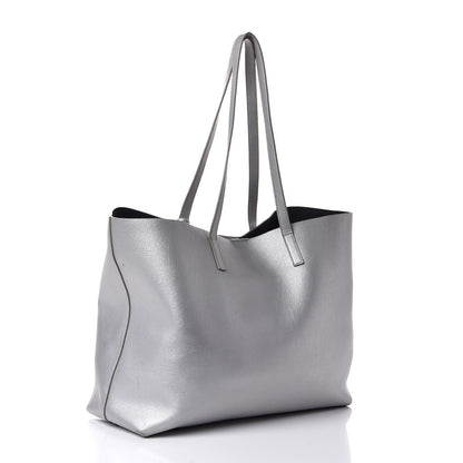 Saint Laurent Metallic Calfskin Large Shopping Tote 3 of 21