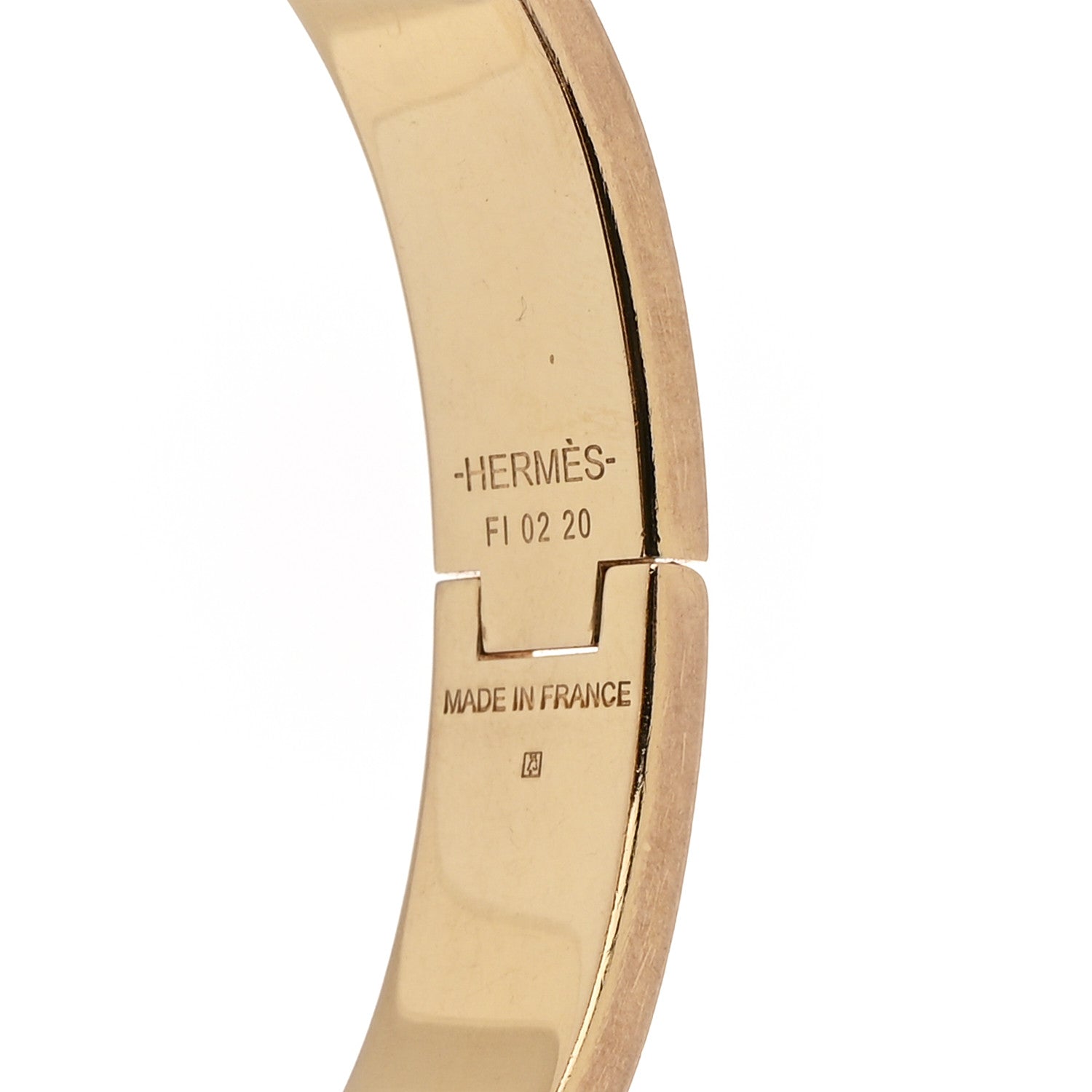 Hermes Enamel Printed Narrow Couvertures et Tenues de Jour Clic Clac H Bracelet PM Color Patch 4 of 4