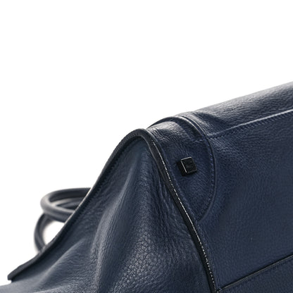 Celine Grained Calfskin Medium Phantom Luggage Indigo 10 of 18