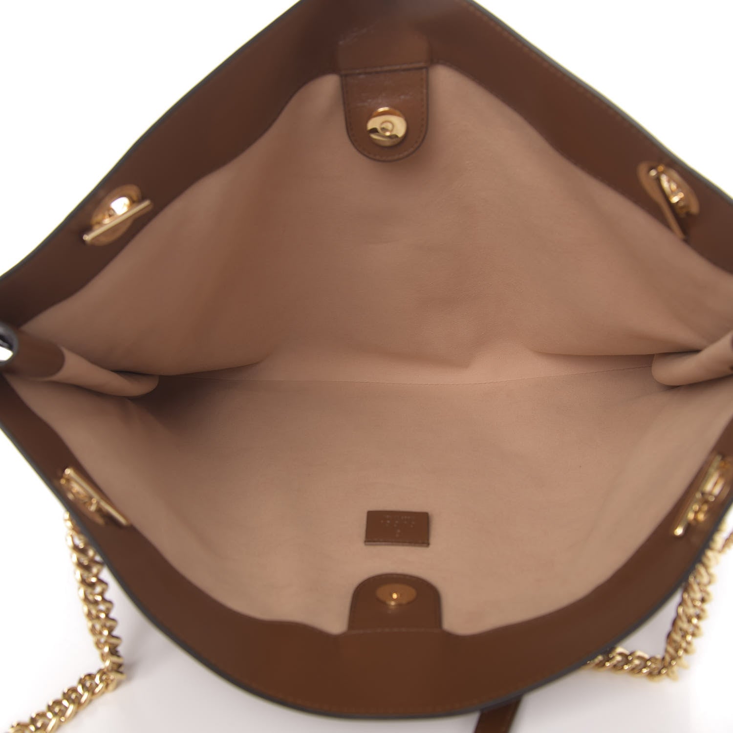 Gucci Calfskin Large Rajah Chain Tote Cuir 6 of 11