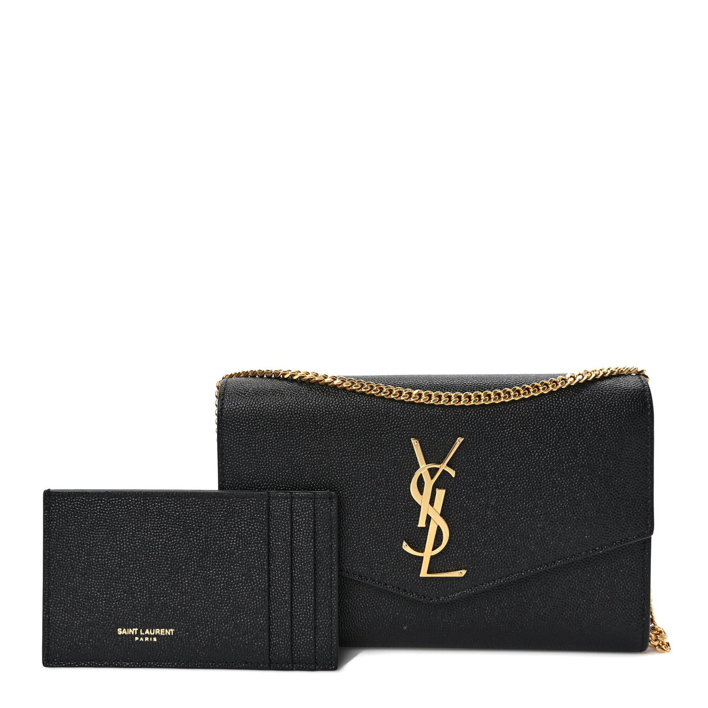 Grain de Poudre Uptown Chain Wallet Black