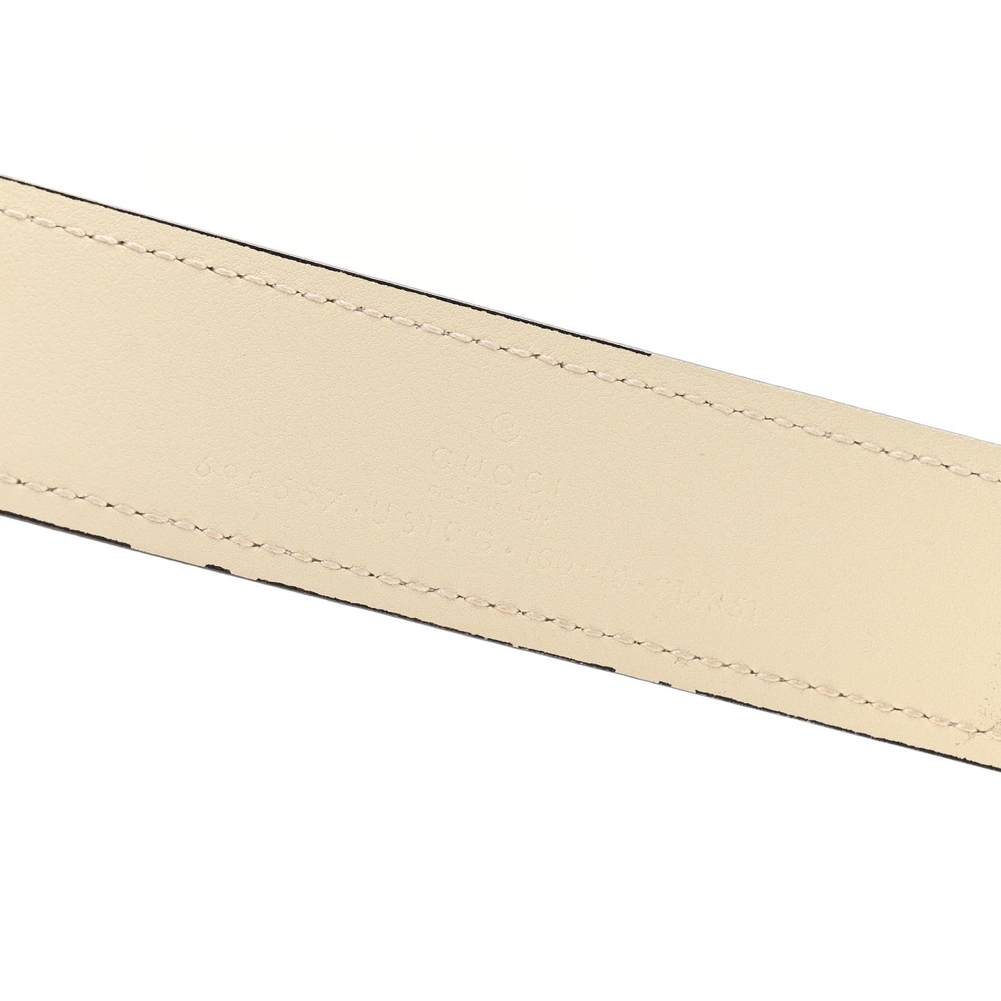 Ciny Lux Calfskin Blondie Belt 100 40 White