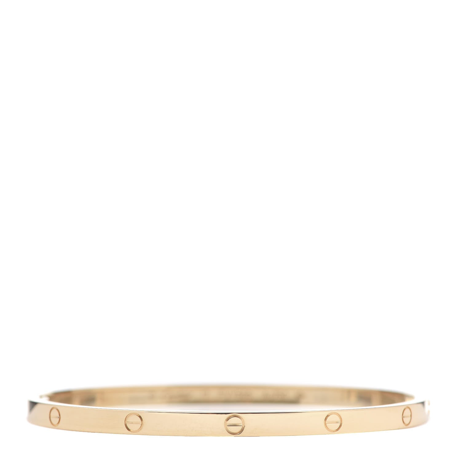Cartier 18K Yellow Gold Small LOVE Bracelet 17 1 of 7