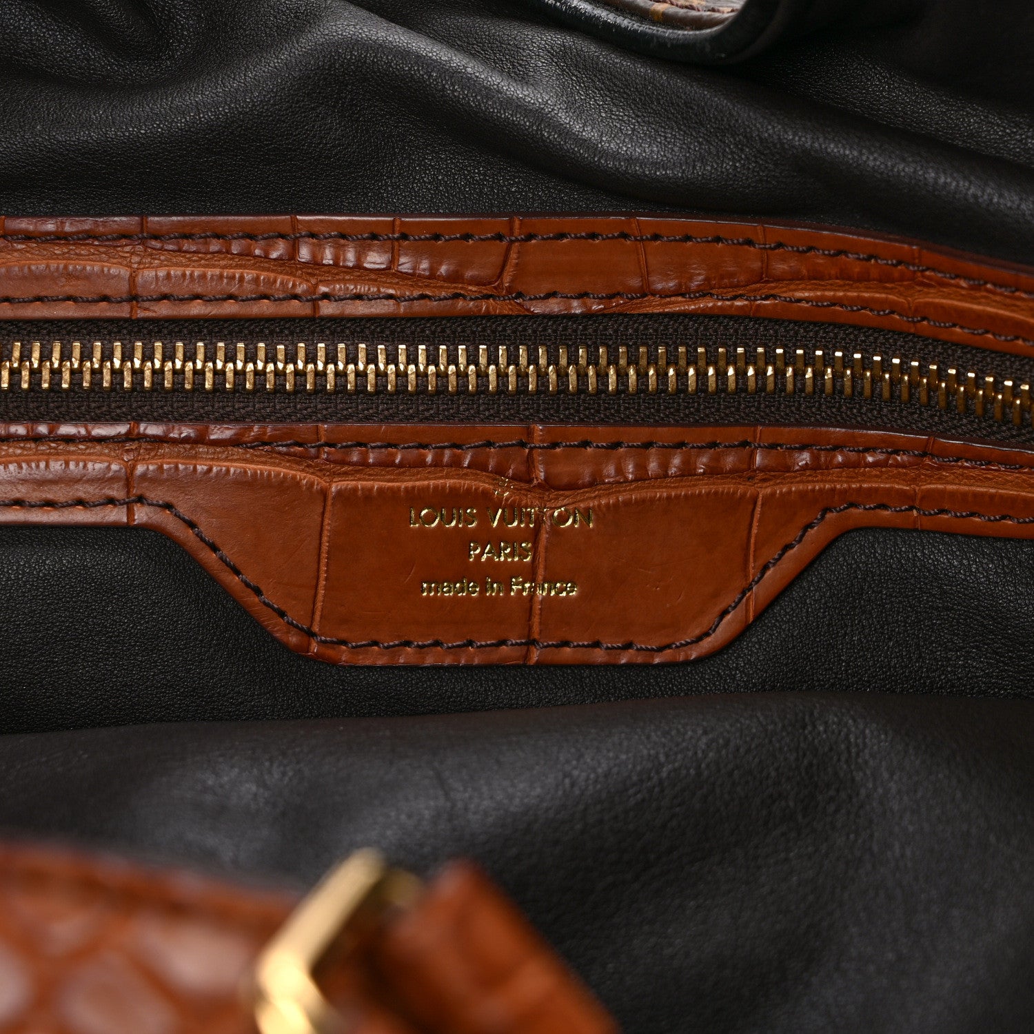 Louis Vuitton LOUIS VUITTON Monogram Alligator Trim Mahina XL 6 of 12
