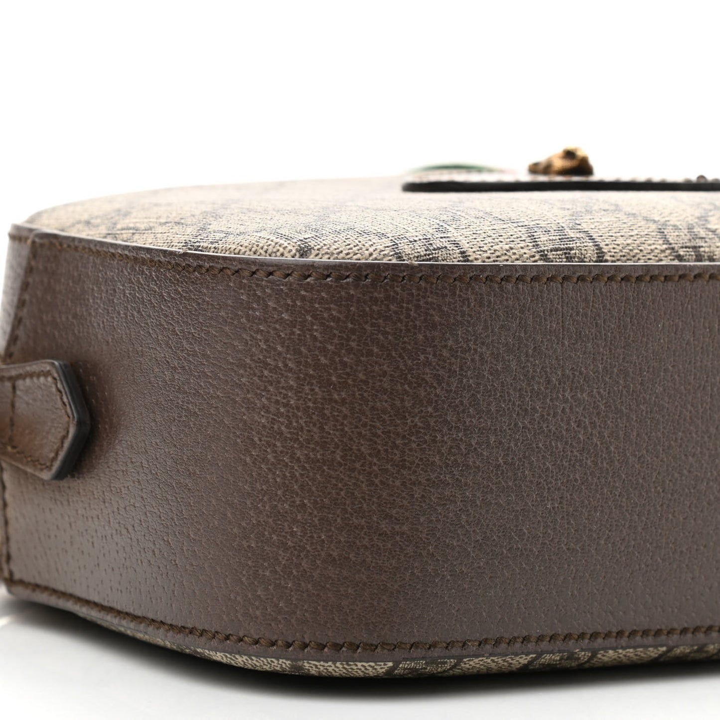 GG Supreme Monogram Web Neo Vintage Shoulder Bag Beige New Acero Crop
