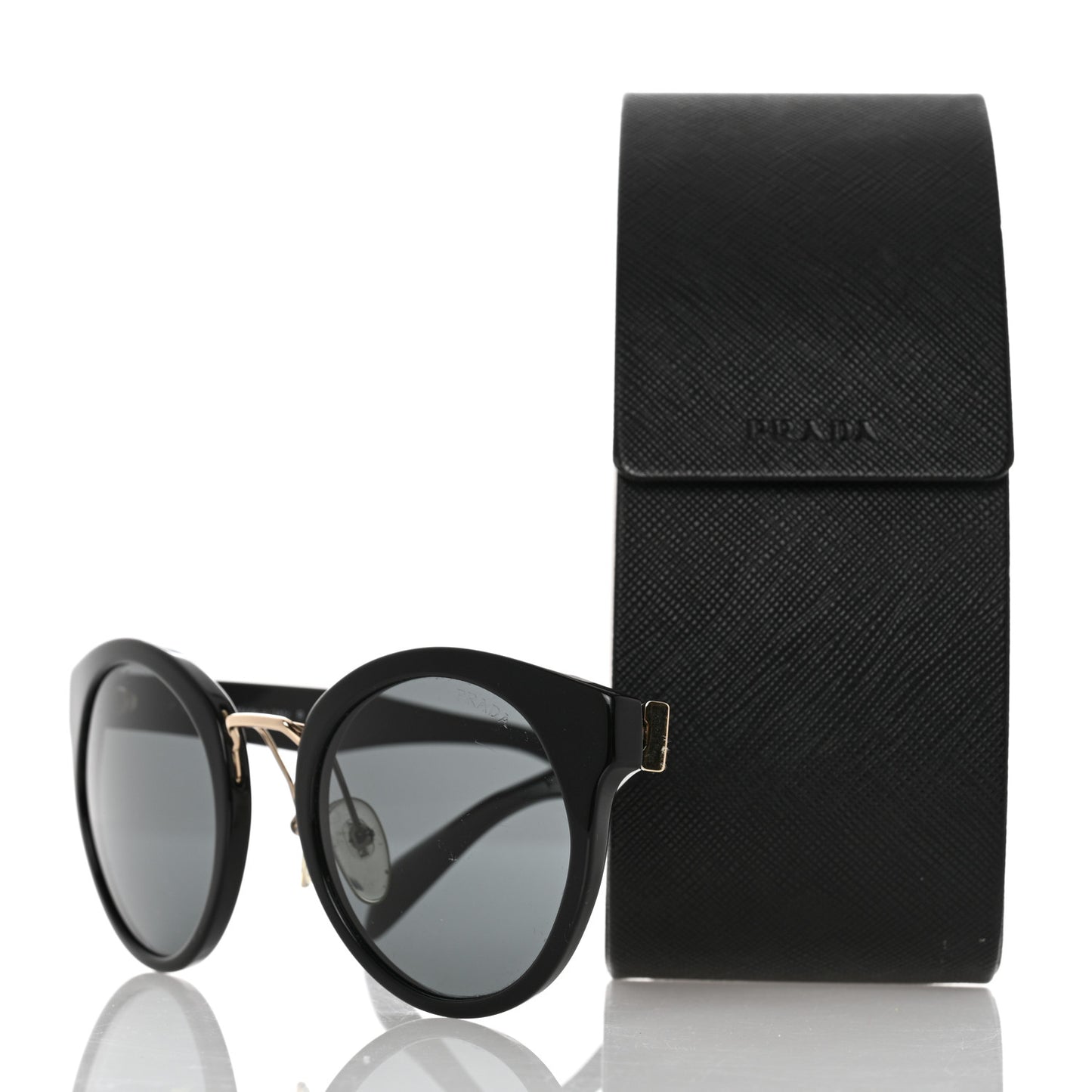 Round Sunglasses SPR 05T Black