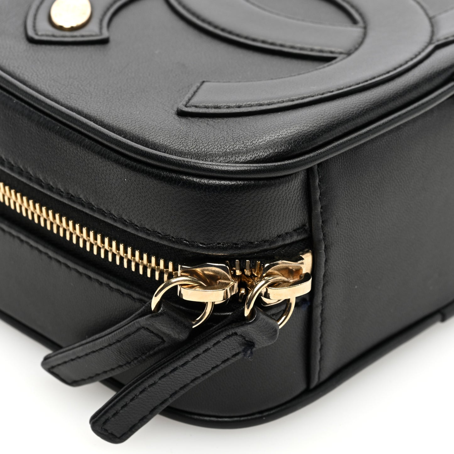 Calfskin CC Mania Camera Case Black