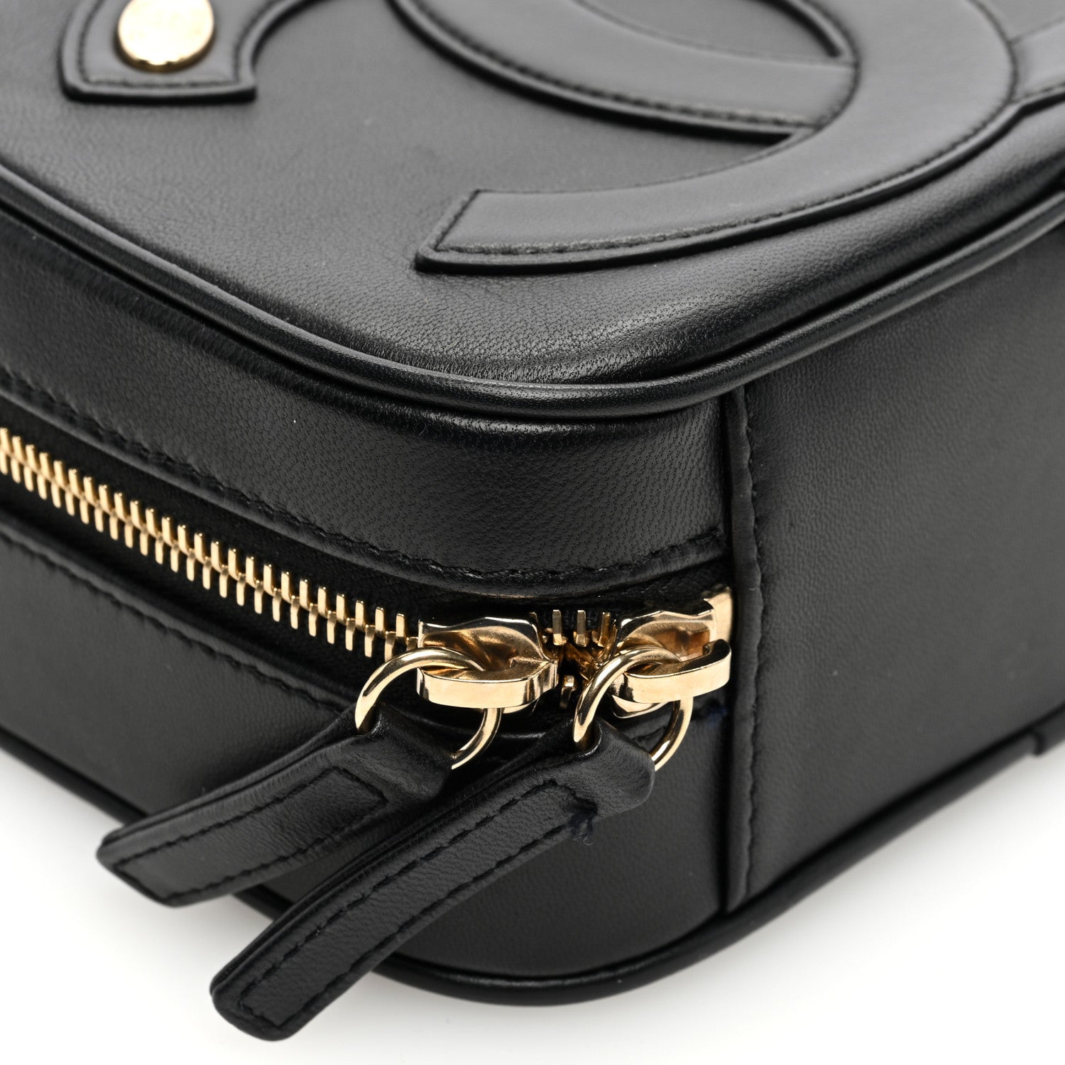 Chanel Calfskin CC Mania Camera Case Black 9 of 10