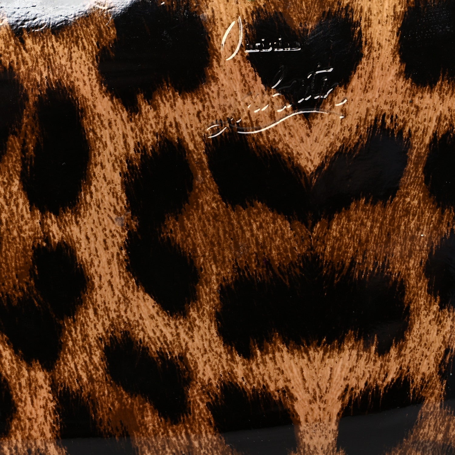 Christian Louboutin Patent Calfskin Panettone Zip Around Wallet Leopard 7 of 8
