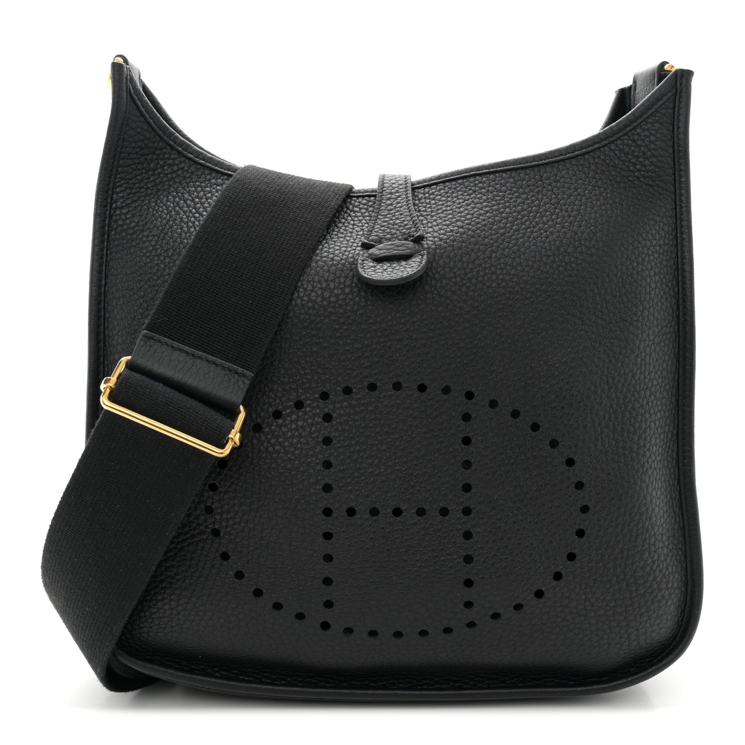 Hermes Taurillon Clemence Evelyne III PM Black 1 of 13