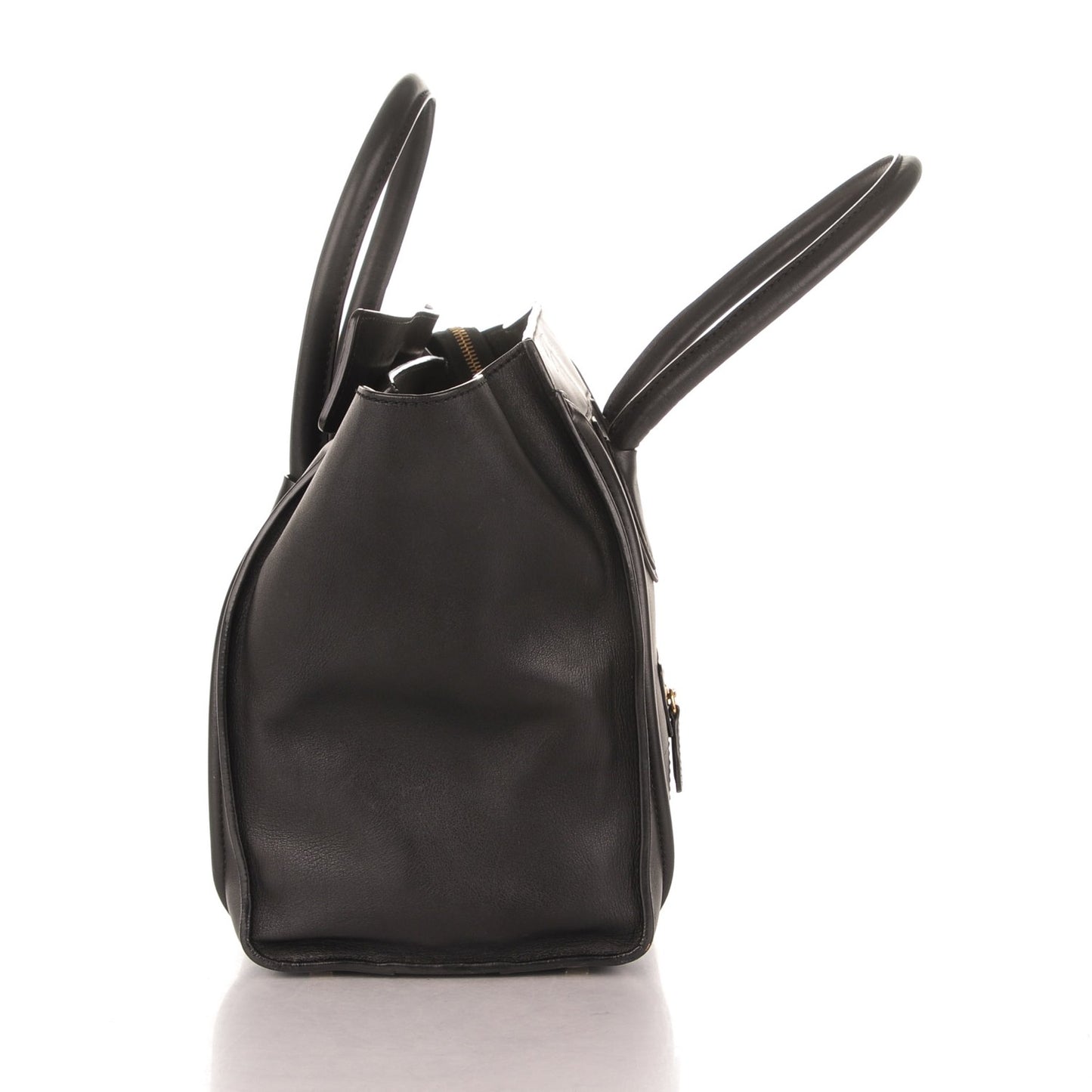 Smooth Calfskin Mini Luggage Black
