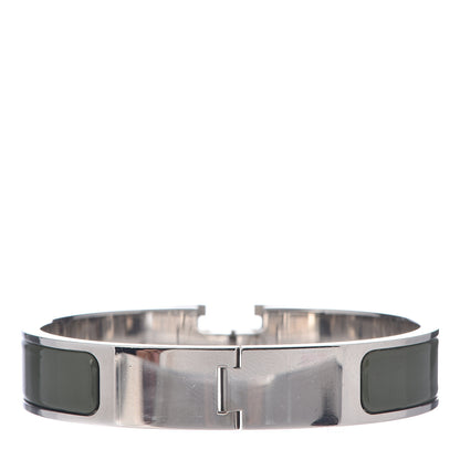 Hermes Enamel Narrow Clic Clac H Bracelet PM Loden 2 of 3