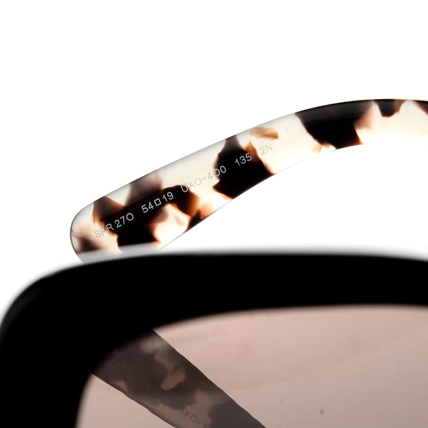Acetate Baroque Sunglasses SPR 27O Tortoise Black