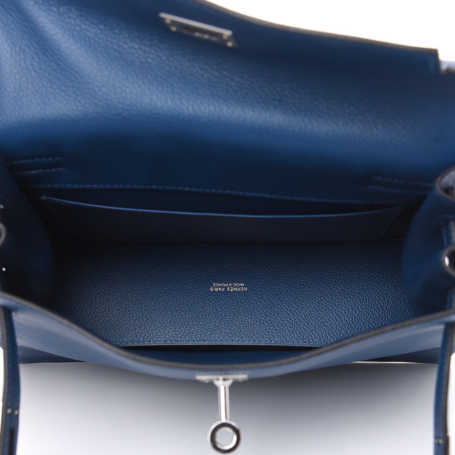 Hermes Evercolor Kelly Danse II Belt Bag Deep Bleu 5 of 11