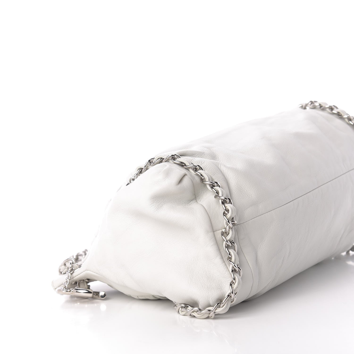 Chanel Lambskin Large Sharpei Bag White 6 of 10
