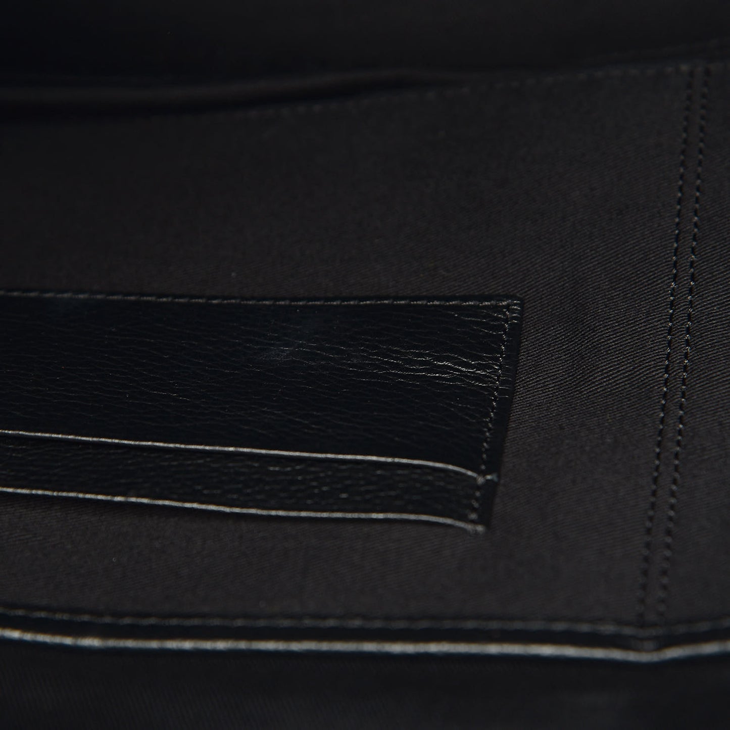 Calfskin Visetos Anya Shopper Tote Black