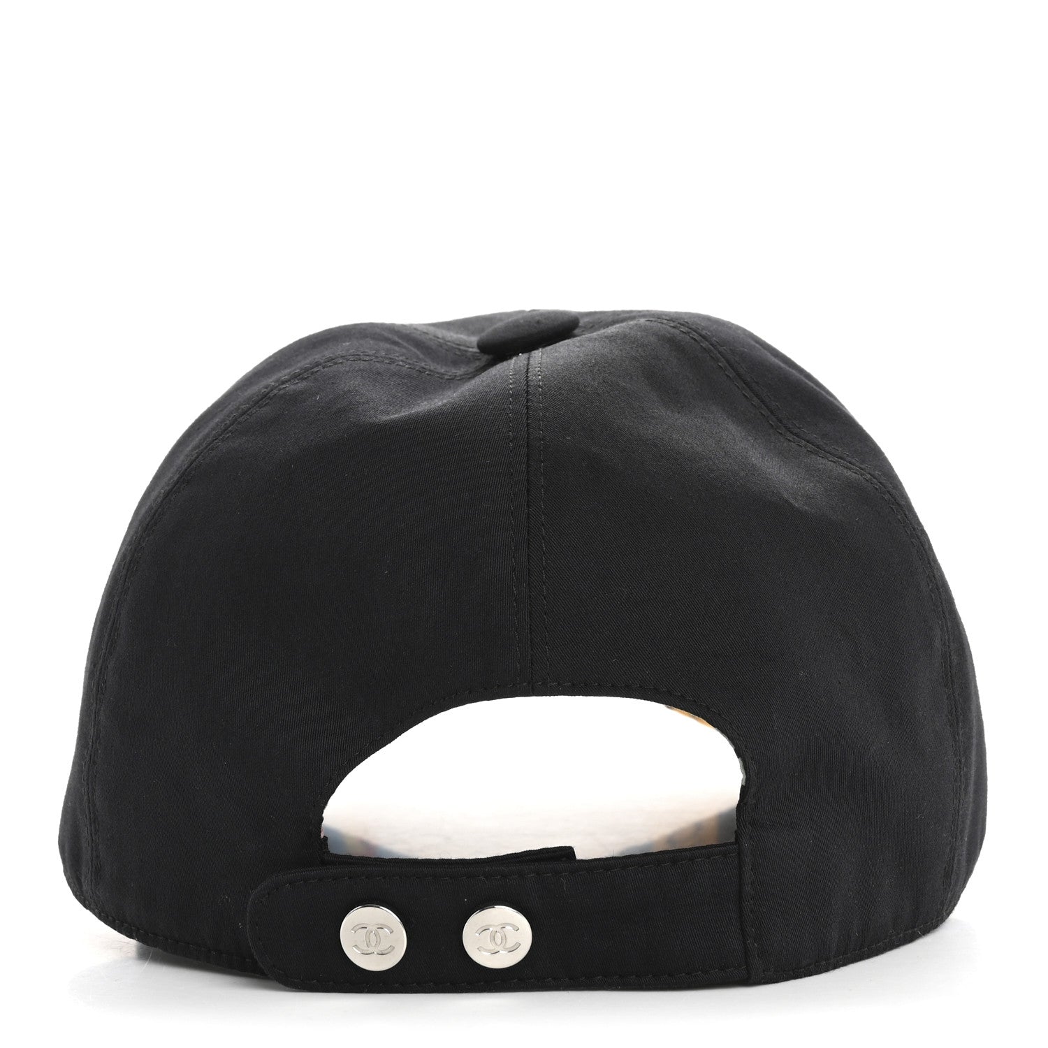 Chanel Cotton Sequin CC Cap Hat Black 6 of 9