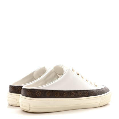 Louis Vuitton Monogram Womens Stellar Open Back Sneakers 39.5 White 5 of 8
