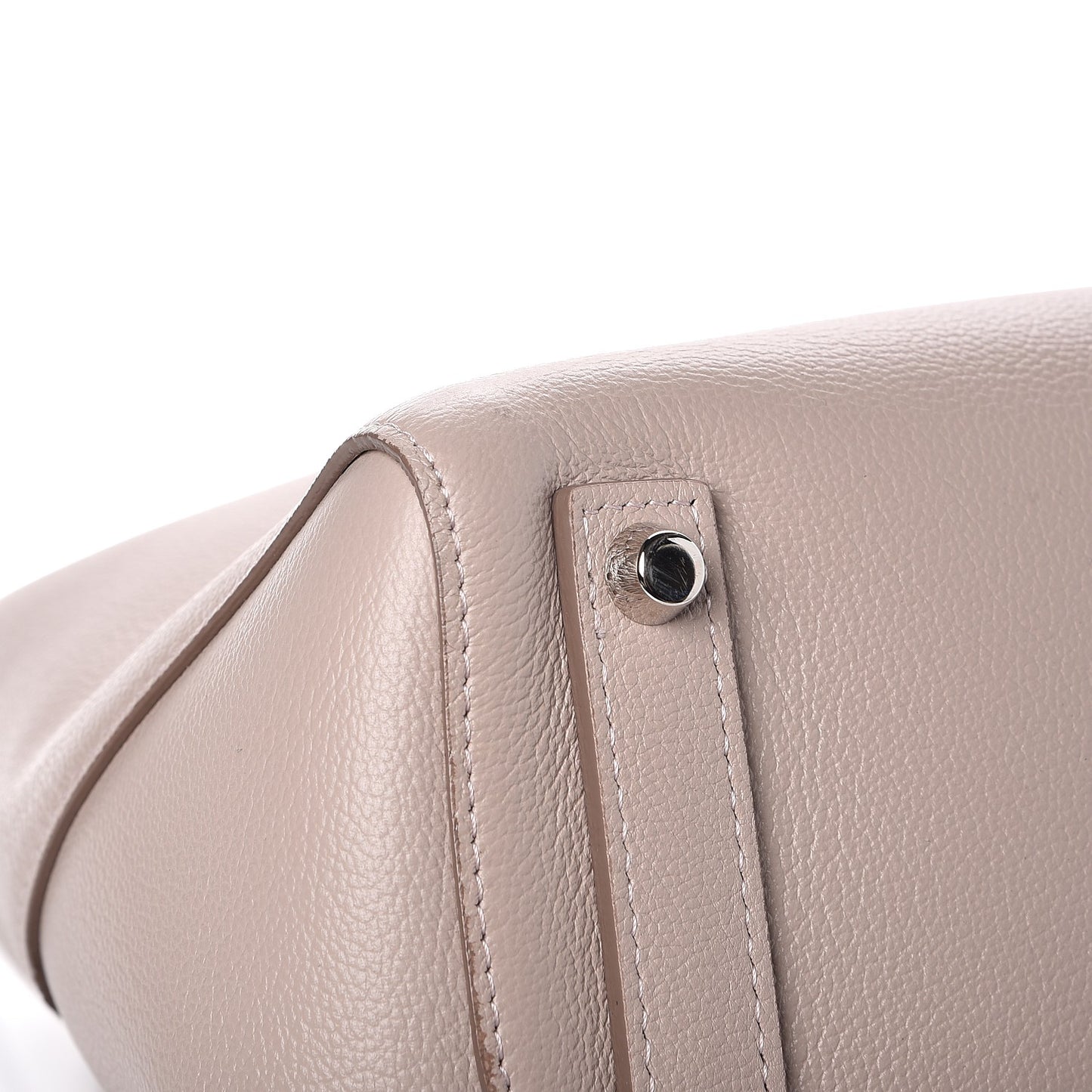 Supple Grained Calfskin Large Open Bar Tote Rose Poudre