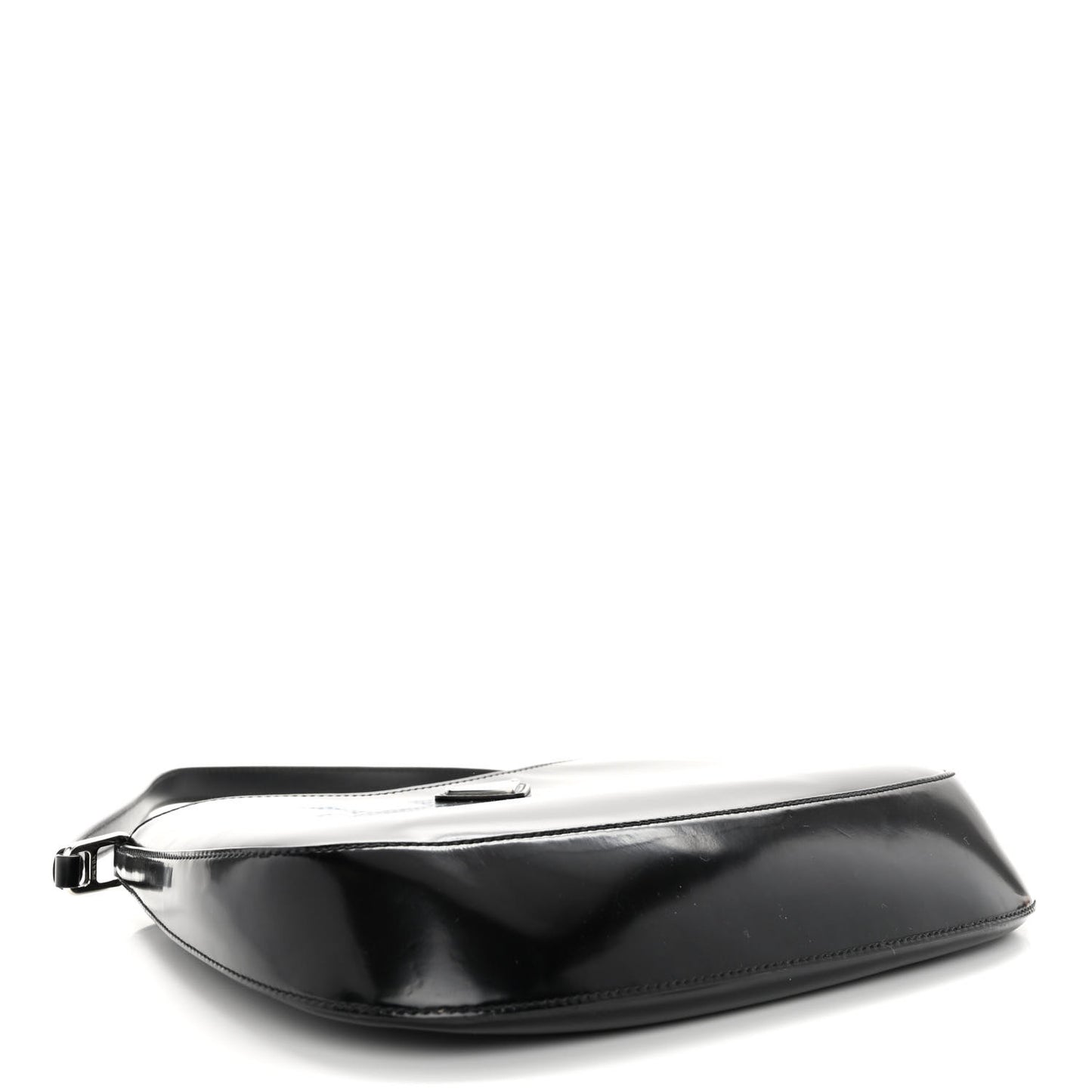 Spazzolato Cleo Shoulder Bag Black