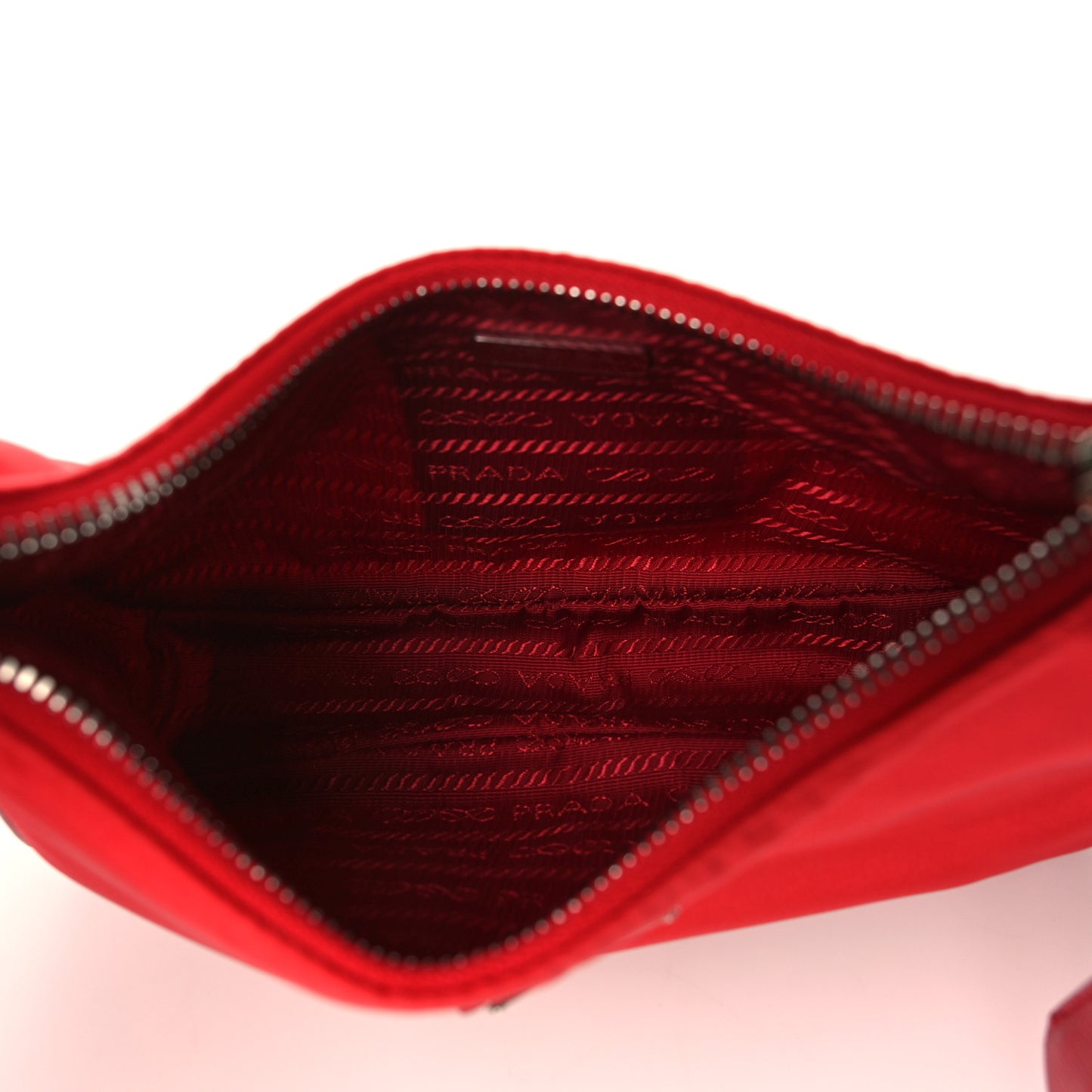 Re-Nylon Saffiano Mini Re-Edition 2005 Bag Rosso