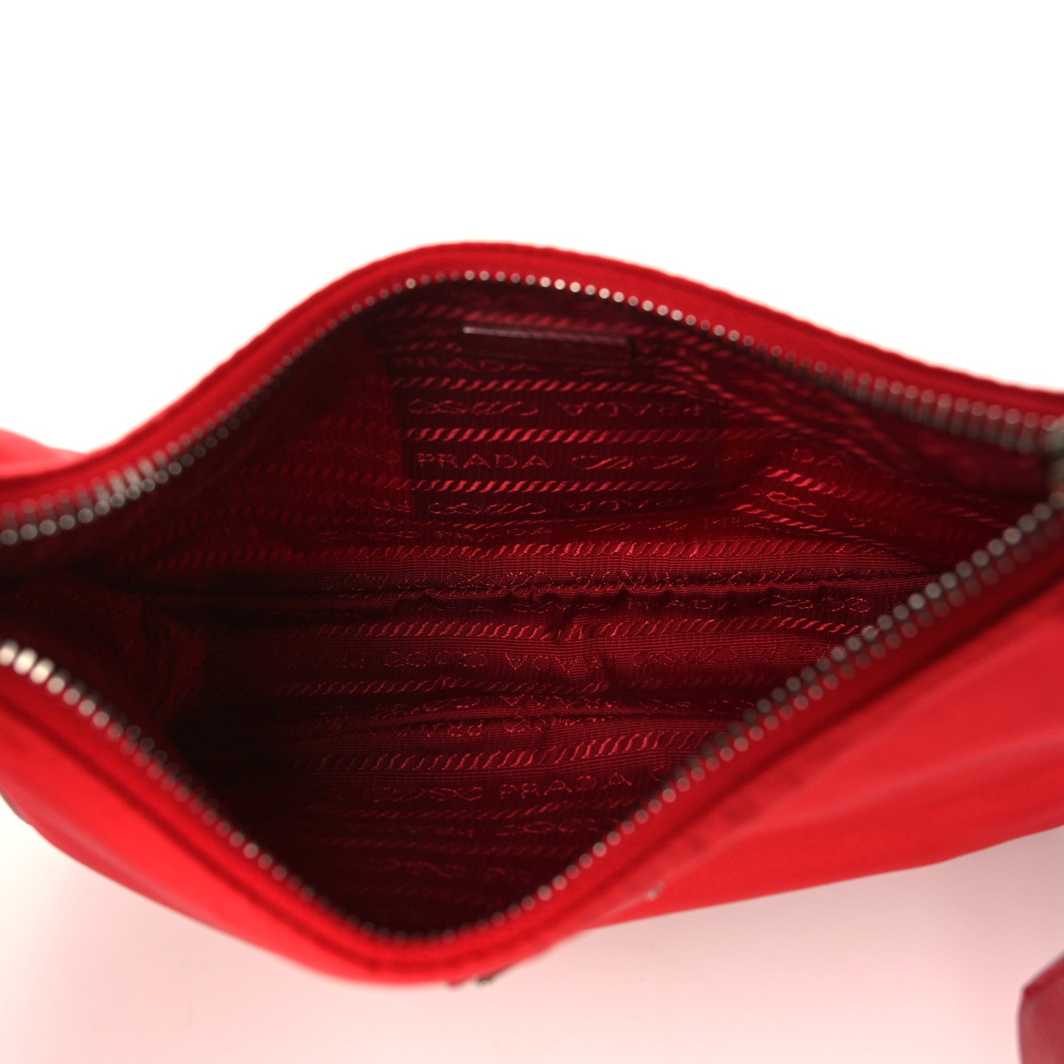 Prada Re-Nylon Saffiano Mini Re-Edition 2005 Bag Rosso 5 of 9