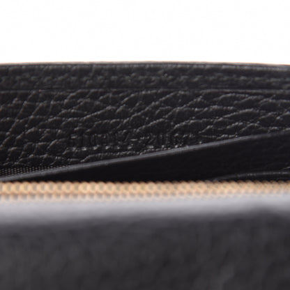 Gucci Dollar Calfskin Interlocking G Chain Wallet Black 8 of 11