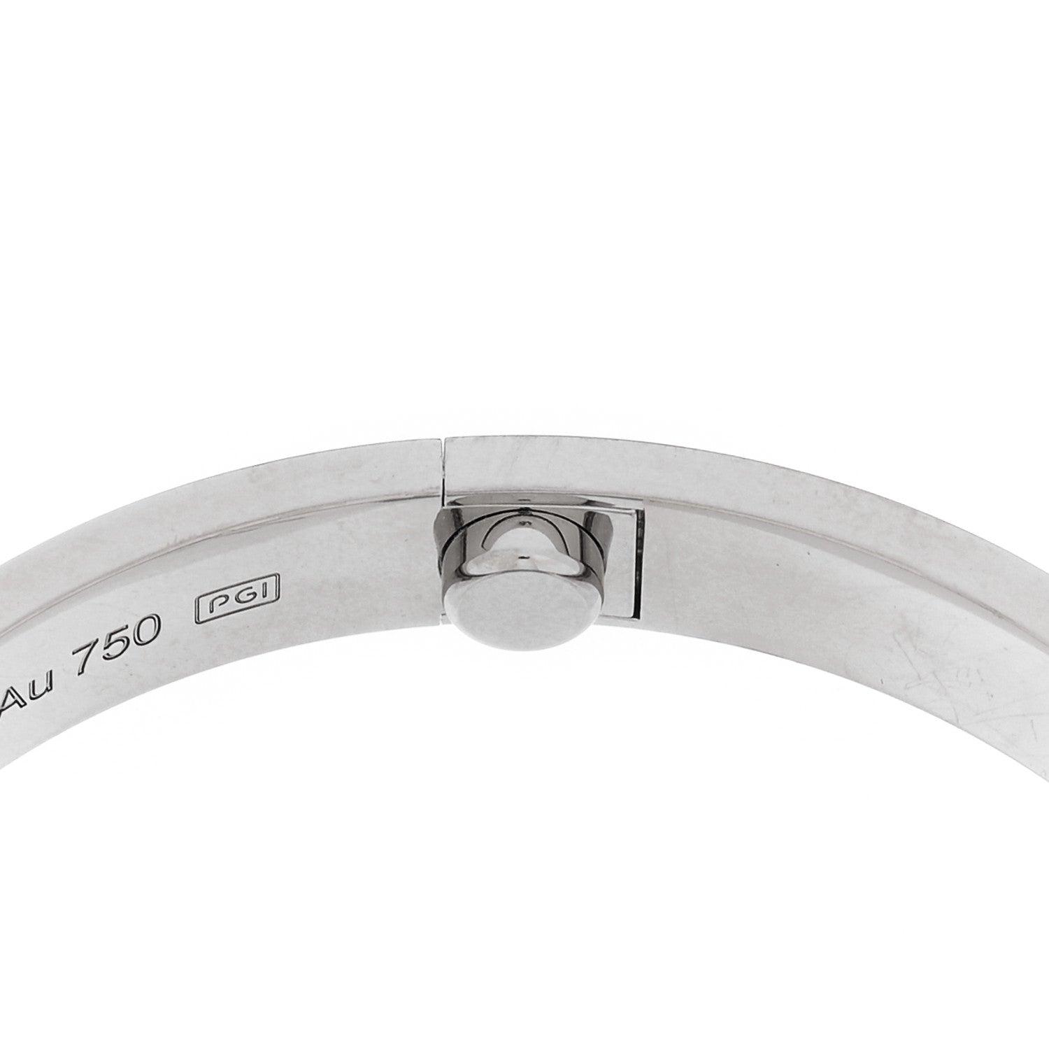 Cartier 18K White Gold LOVE Bracelet 17 7 of 9