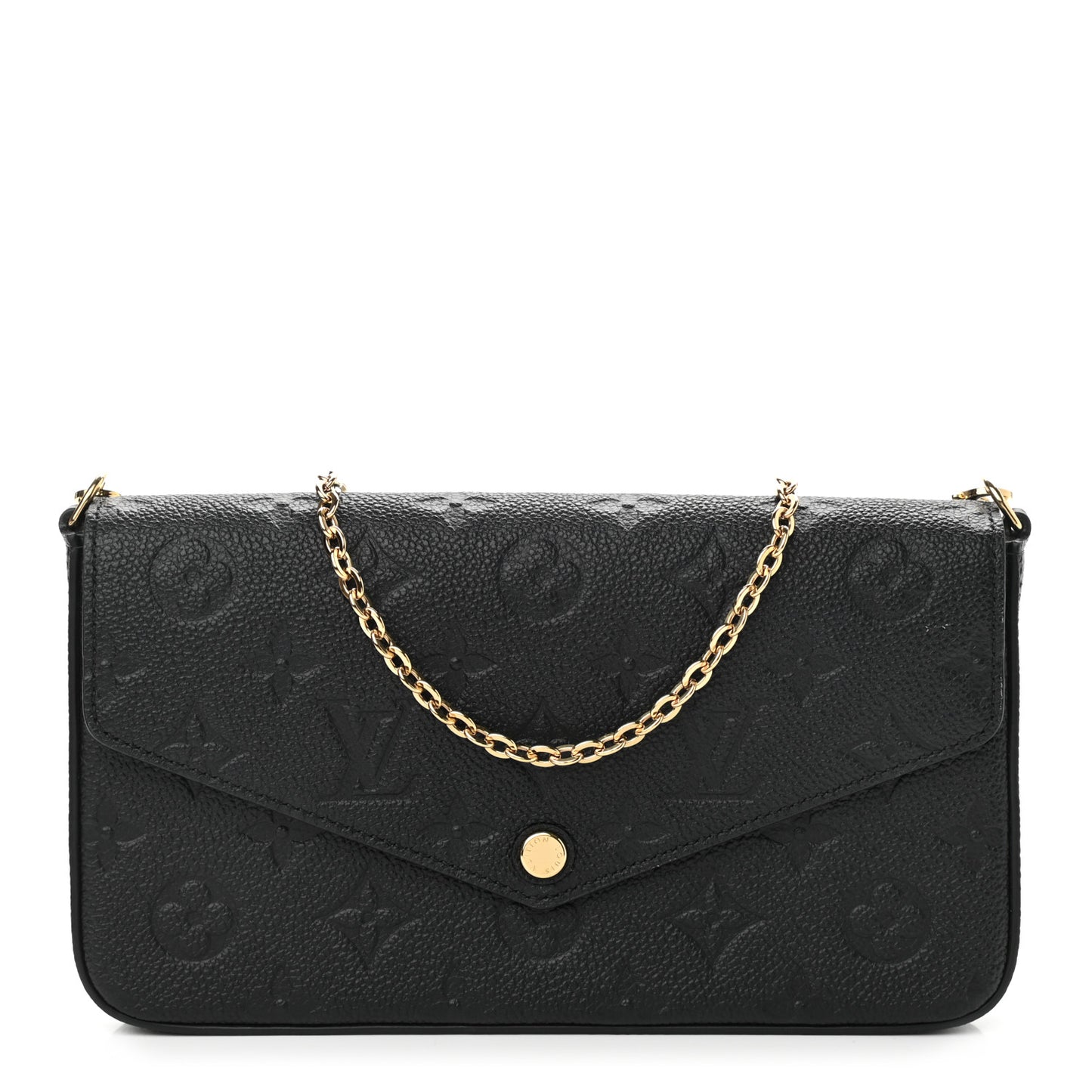 Empreinte Pochette Felicie Chain Wallet Black