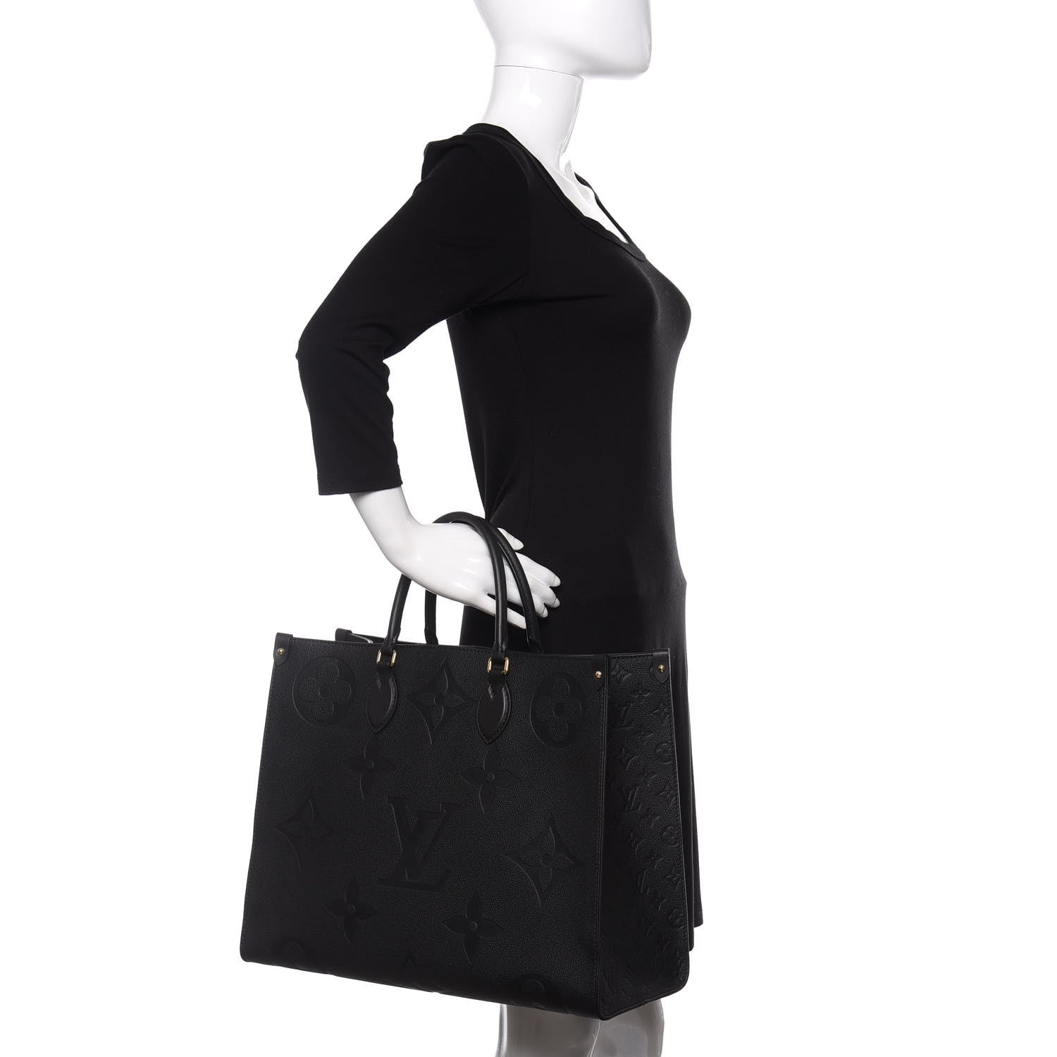 Louis Vuitton Empreinte Monogram Giant Onthego GM Black 3 of 11