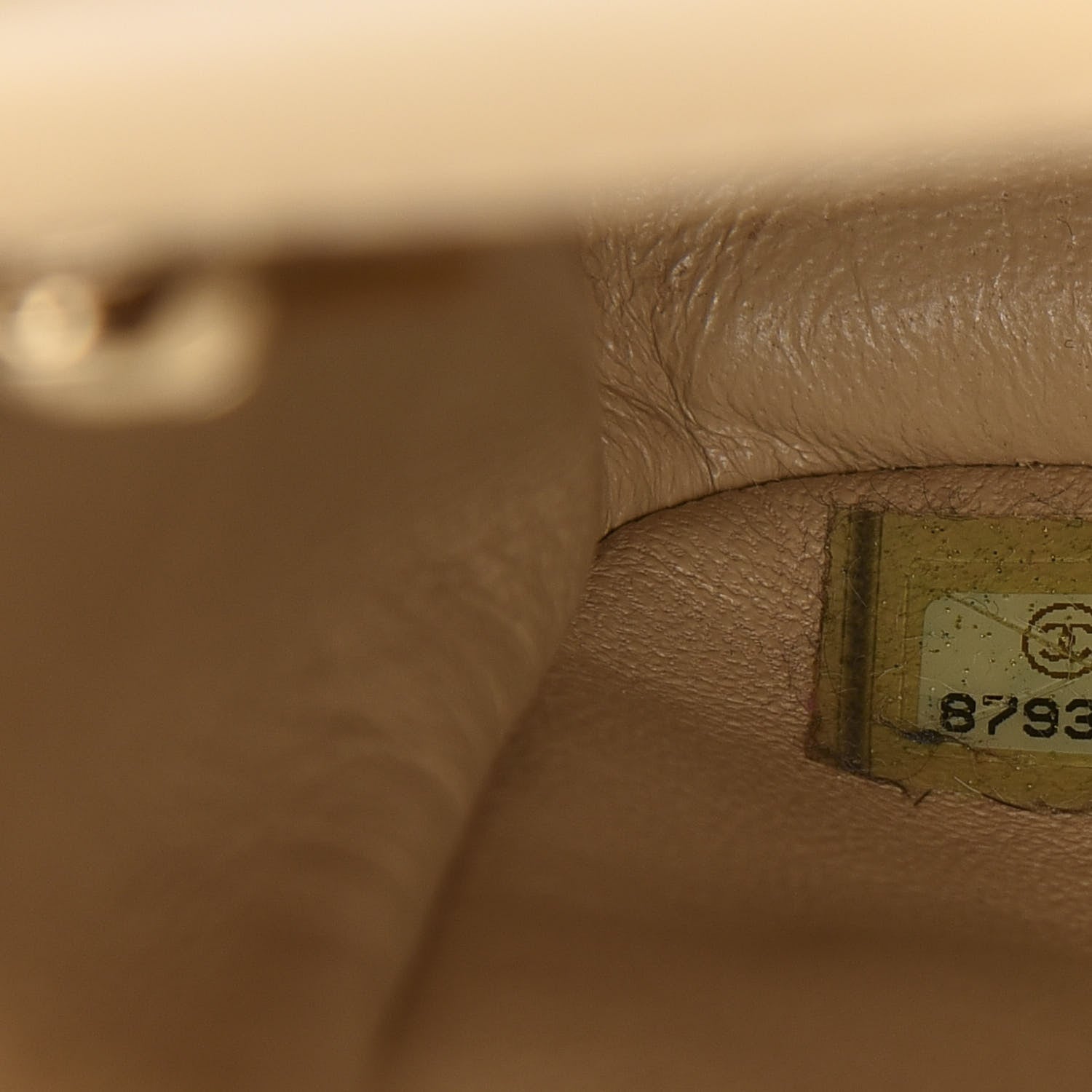Chanel Lambskin Quilted Small Single Flap Beige 9 of 16