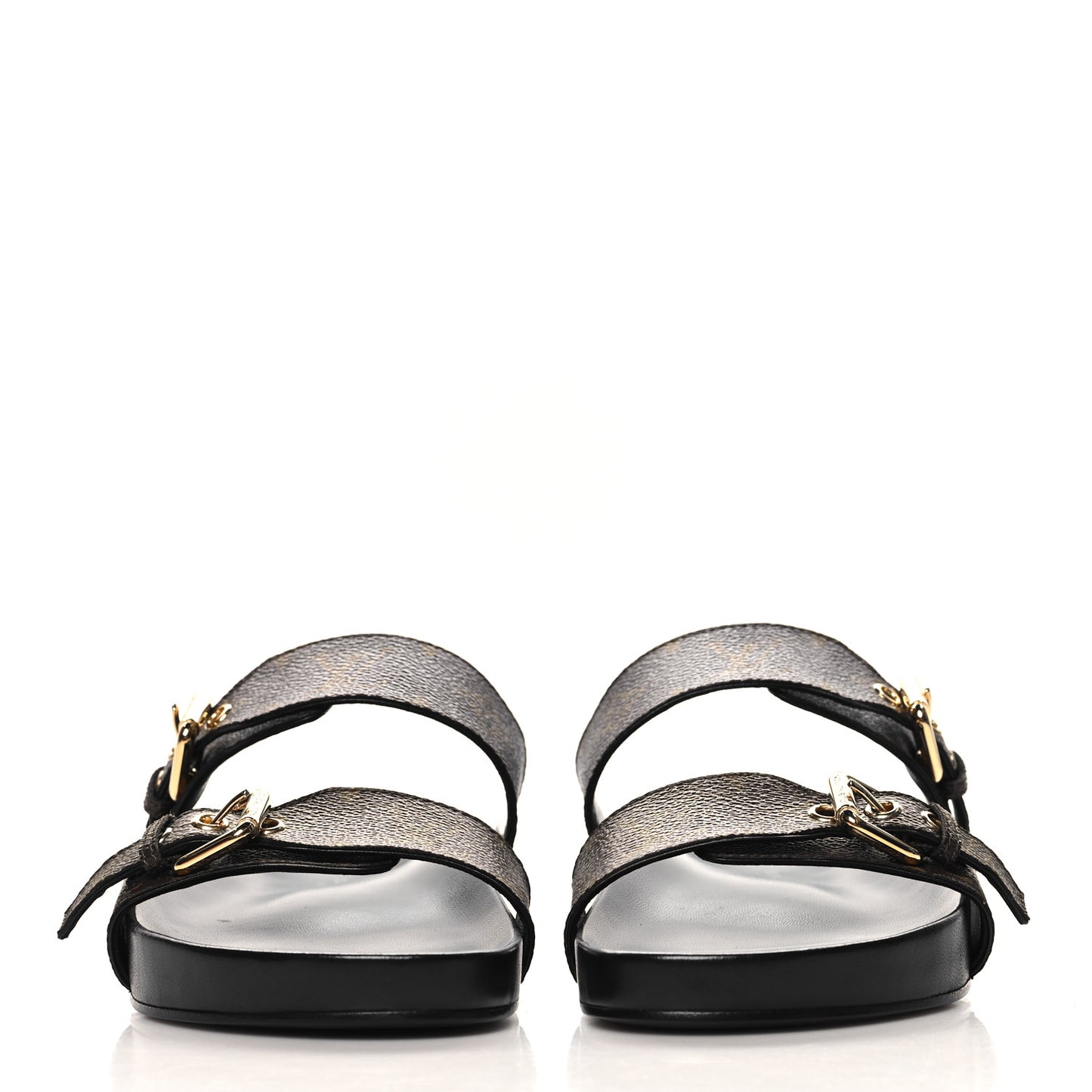Monogram Bom Dia Mule Sandals 39 Black