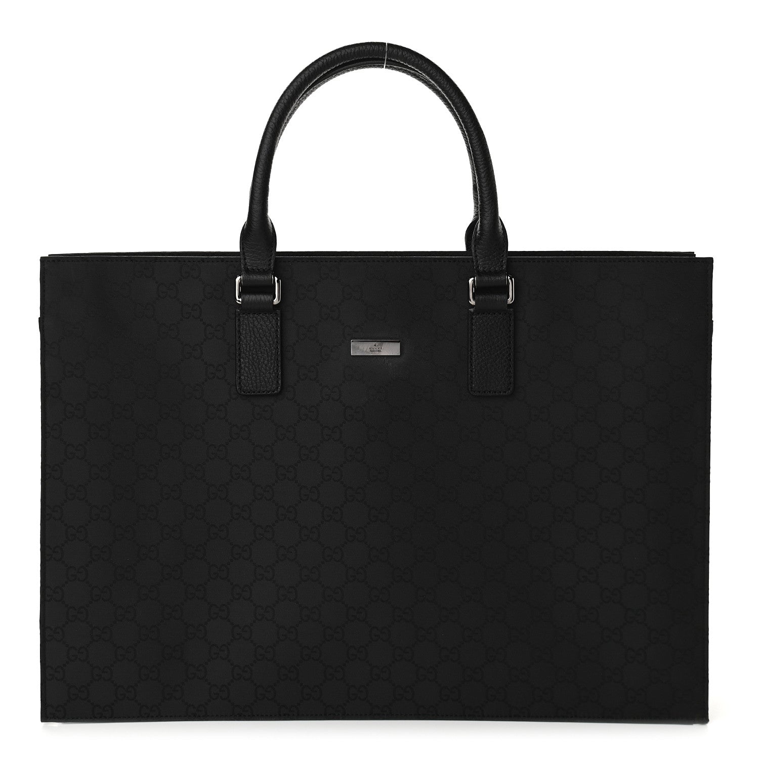 Gucci Nylon Monogram Executive Bag Black 1 of 11