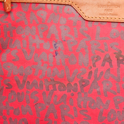 Louis Vuitton Monogram Graffiti Neverfull GM Fuchsia 12 of 28