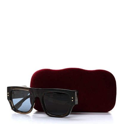 Gucci Acetate Square Frame Sunglasses GG1262S Green Blue 9 of 9