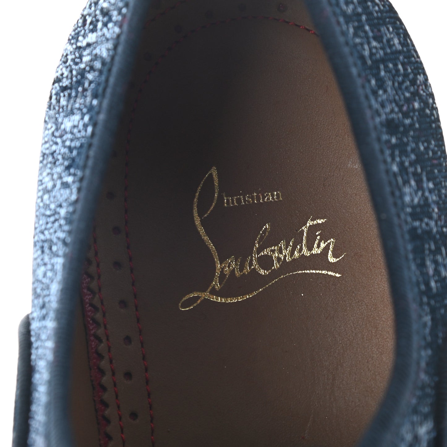 Glitter Mens Greggo Orlato Flat Oxfords 40.5 Marine