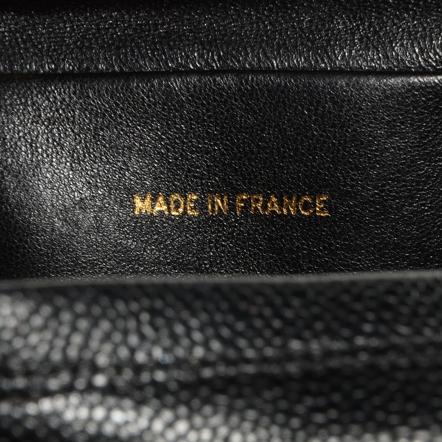 Caviar Vertical Quilt Camera Bag Black