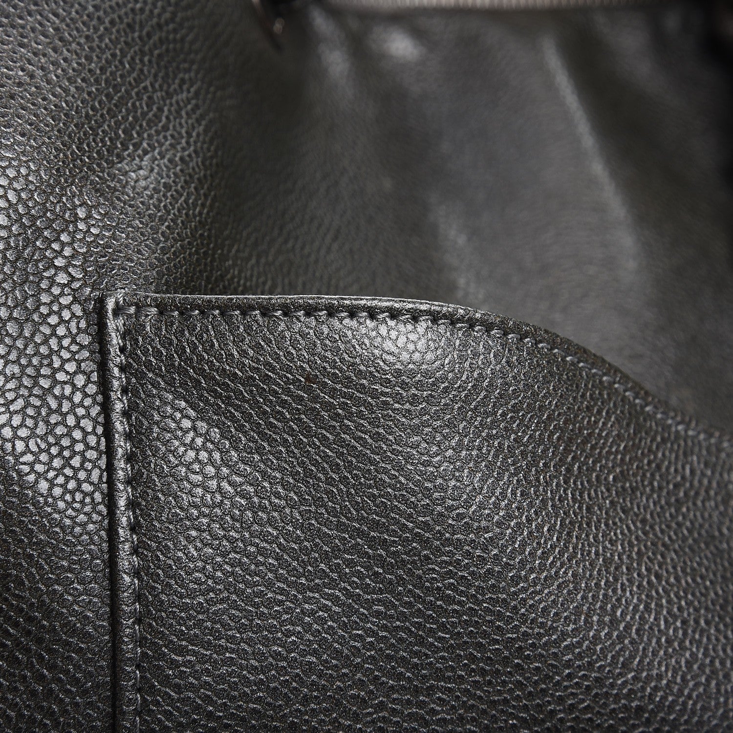Chanel Caviar 31 Large Tote Dark Grey 12 of 14