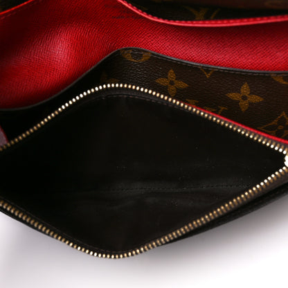 Louis Vuitton Monogram Emilie Wallet Rouge 8 of 12