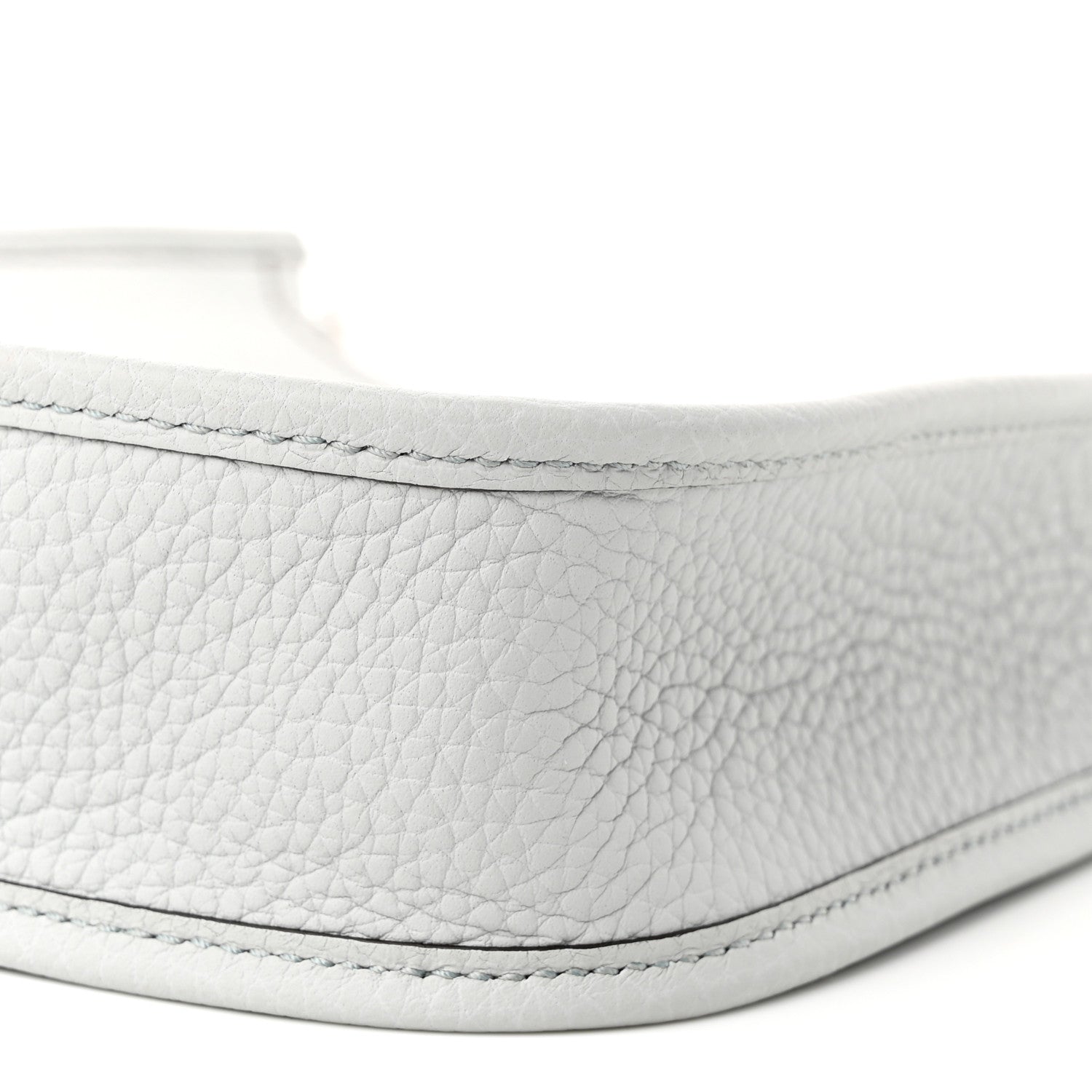 Hermes Taurillon Clemence Amazone Evelyne TPM Bleu Pale Gris Etain 10 of 11