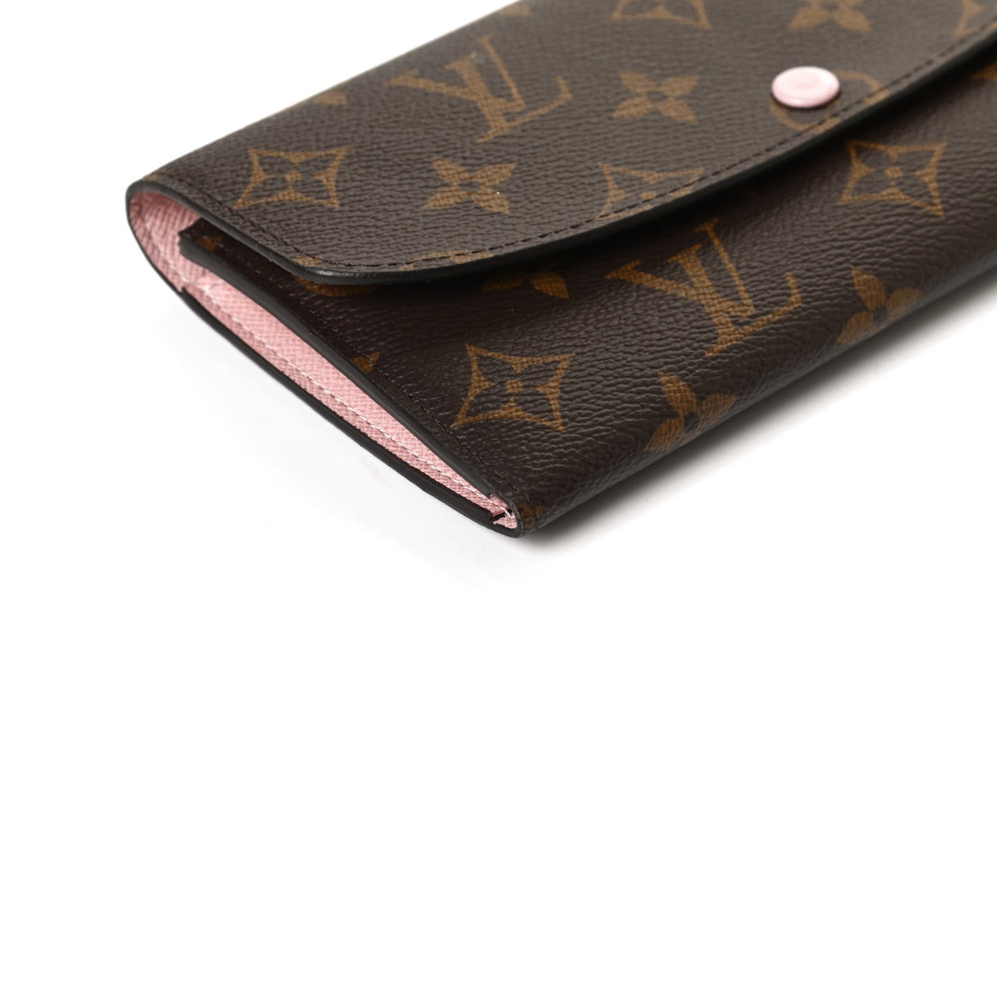 Monogram Emilie Wallet Rose Ballerine